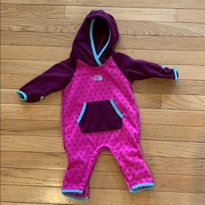 The North Face fleece romper